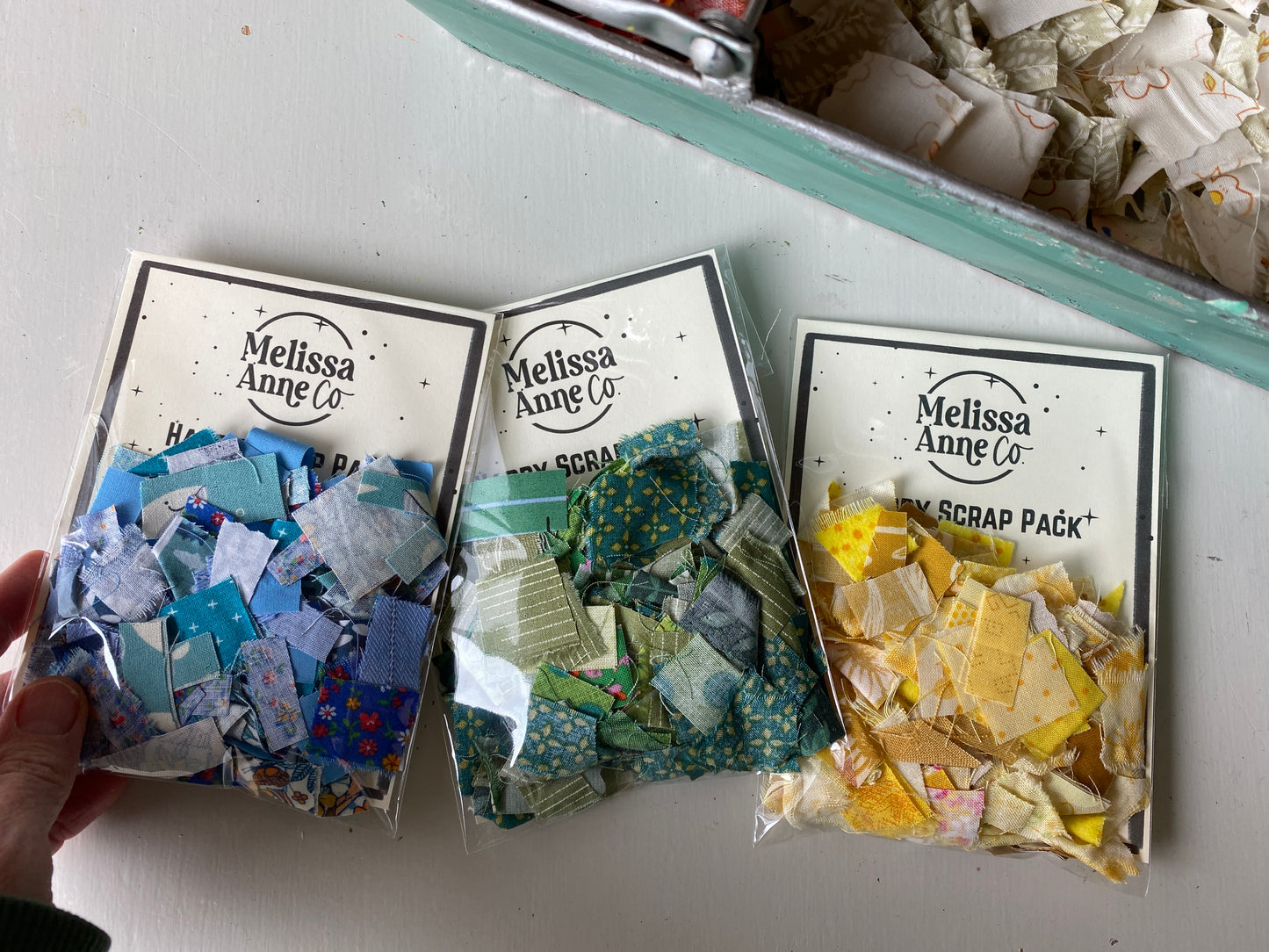 Green Mini Happy Scrap Pack