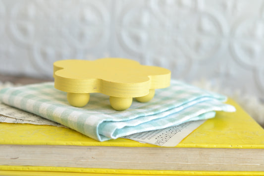 YELLOW Flower Wood Riser