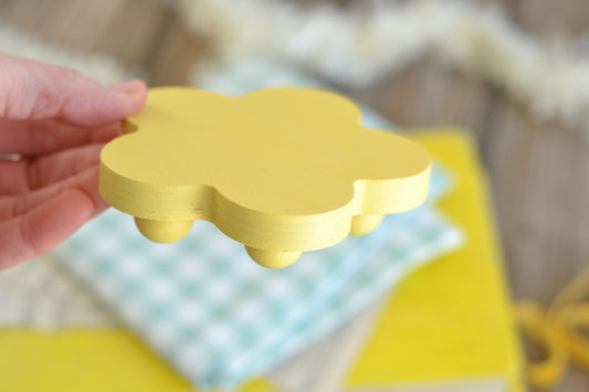 YELLOW Flower Wood Riser