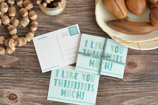 I Like You This Much Postcards - Set of 10