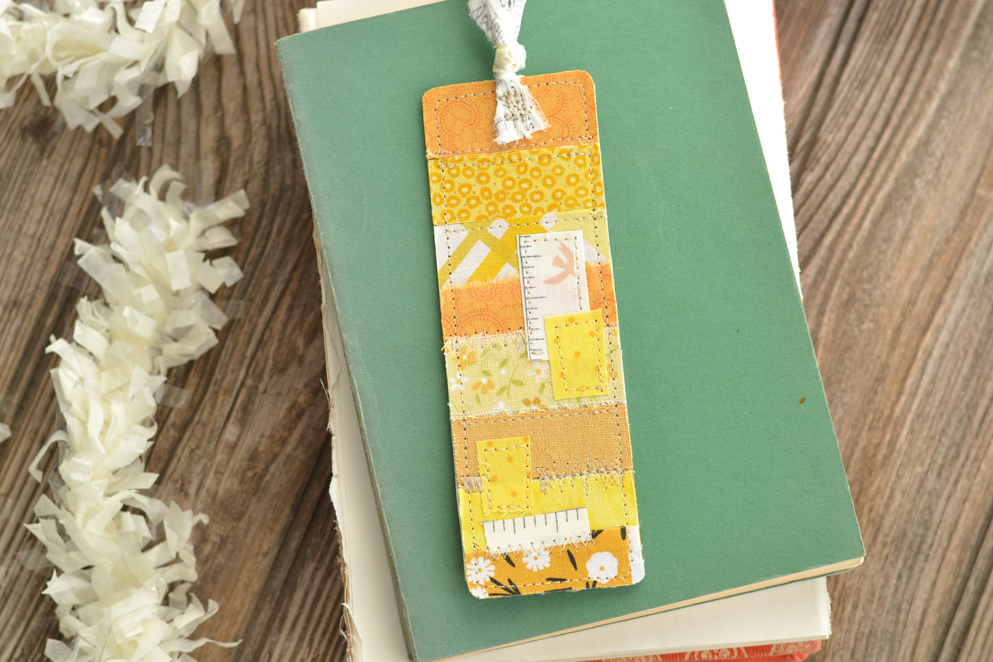 YELLOW Scrappy Bookmark