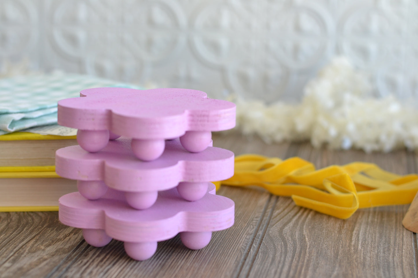 LAVENDER Flower Wood Riser