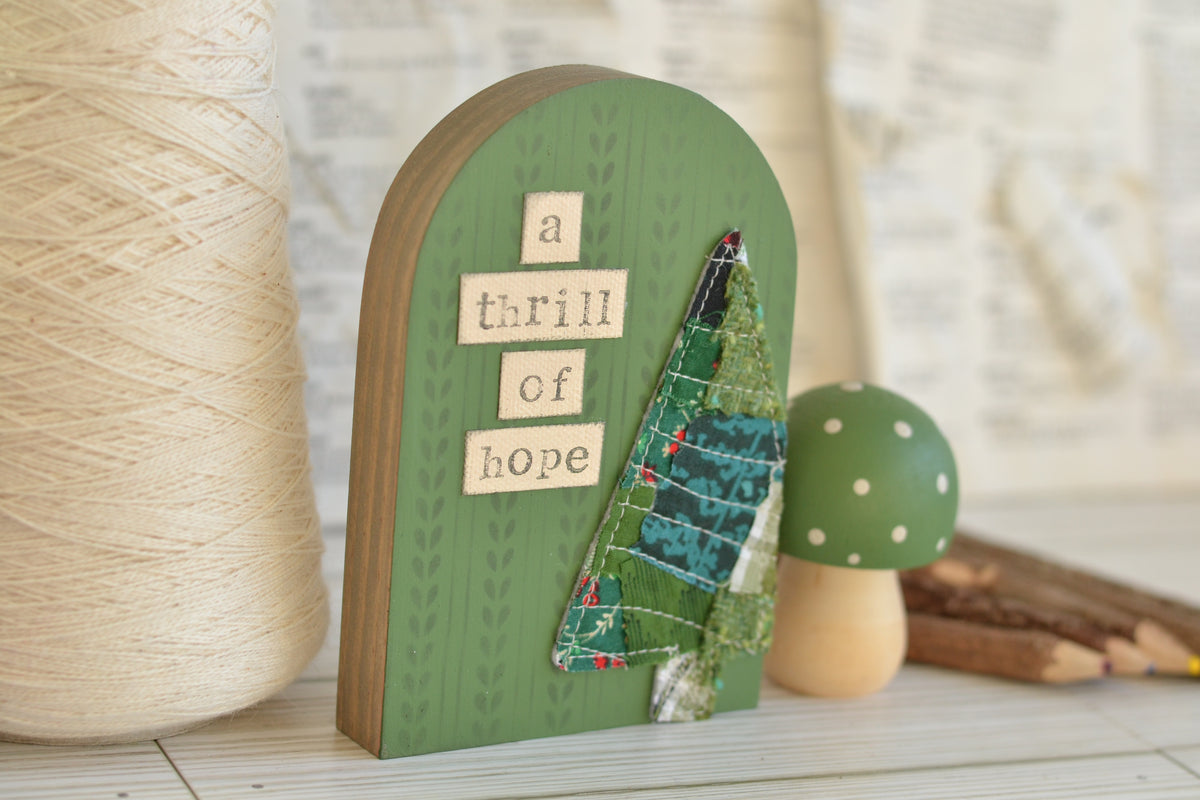 Green Christmas Tree Sign - G31