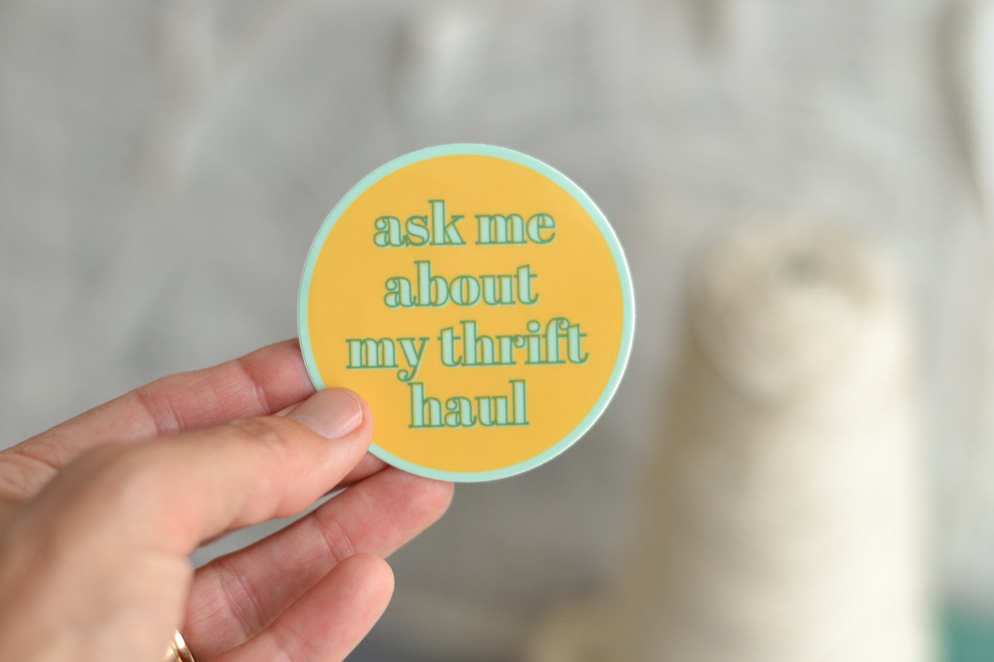 Thrifting Sticker - *stickers ship free*