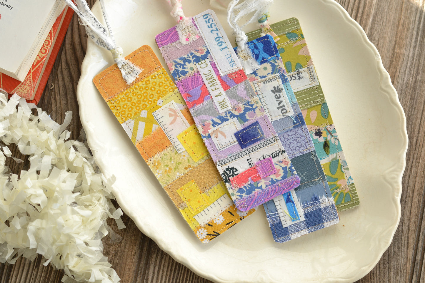 YELLOW Scrappy Bookmark