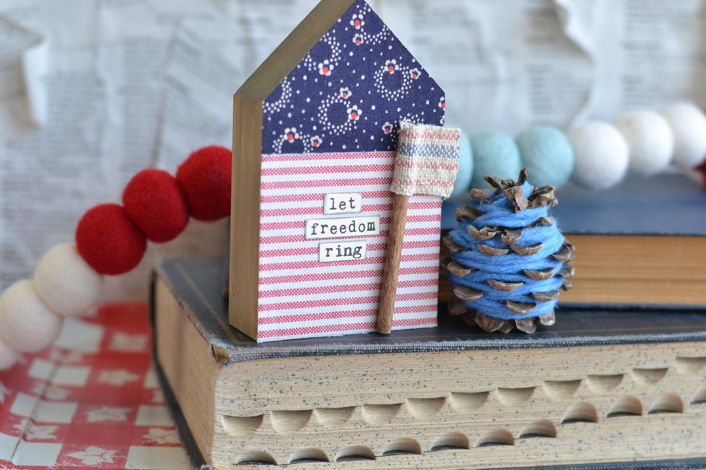 Patriotic House Sign