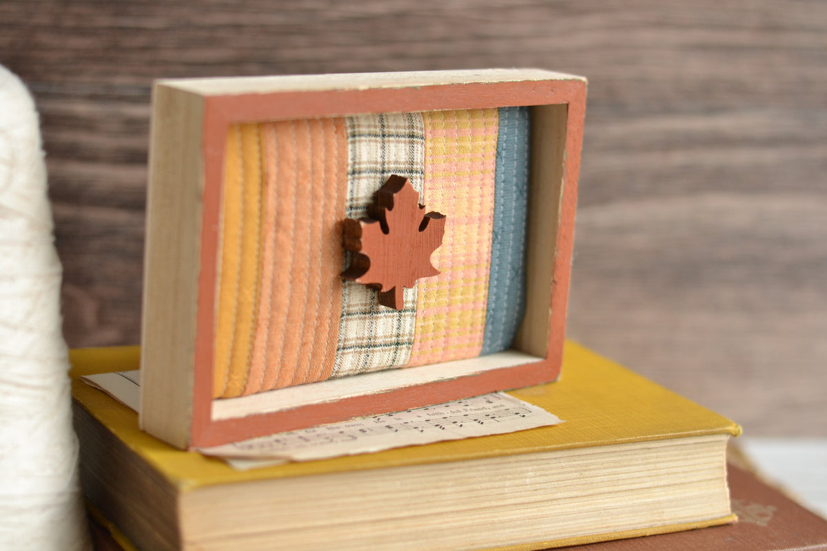 Quilted Shadow Box - B37