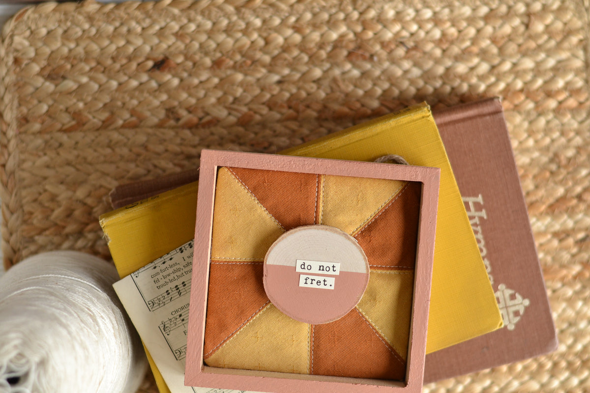 Quilted Shadow Box - B36