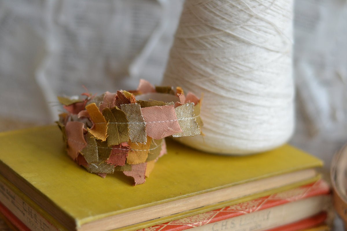 Scrap Fabric Ribbon - Rustic Fall