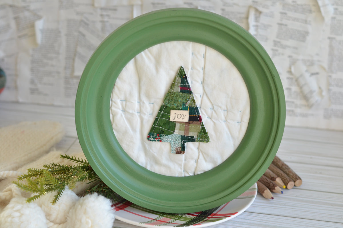 Confetti Quilted Round Frame G44