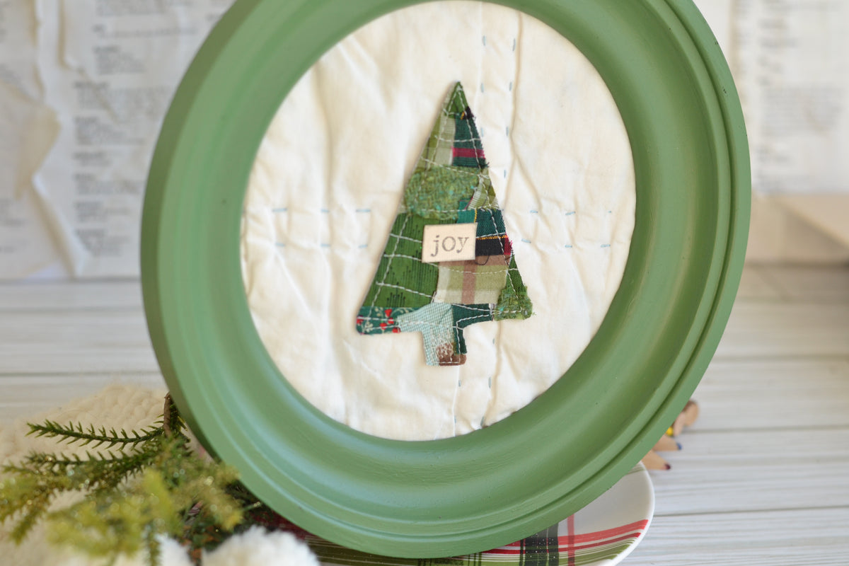 Confetti Quilted Round Frame G44