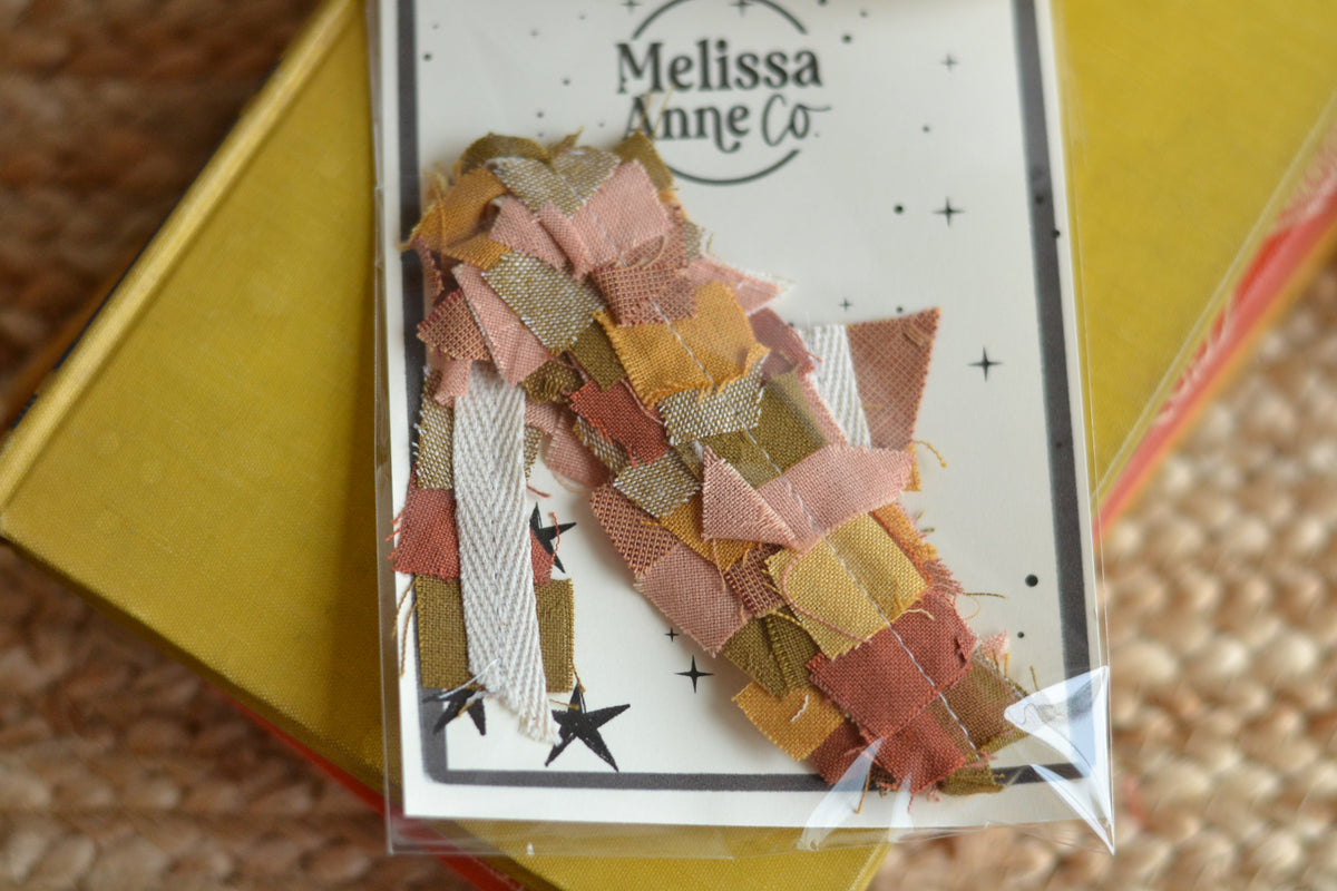 Scrap Fabric Ribbon - Rustic Fall