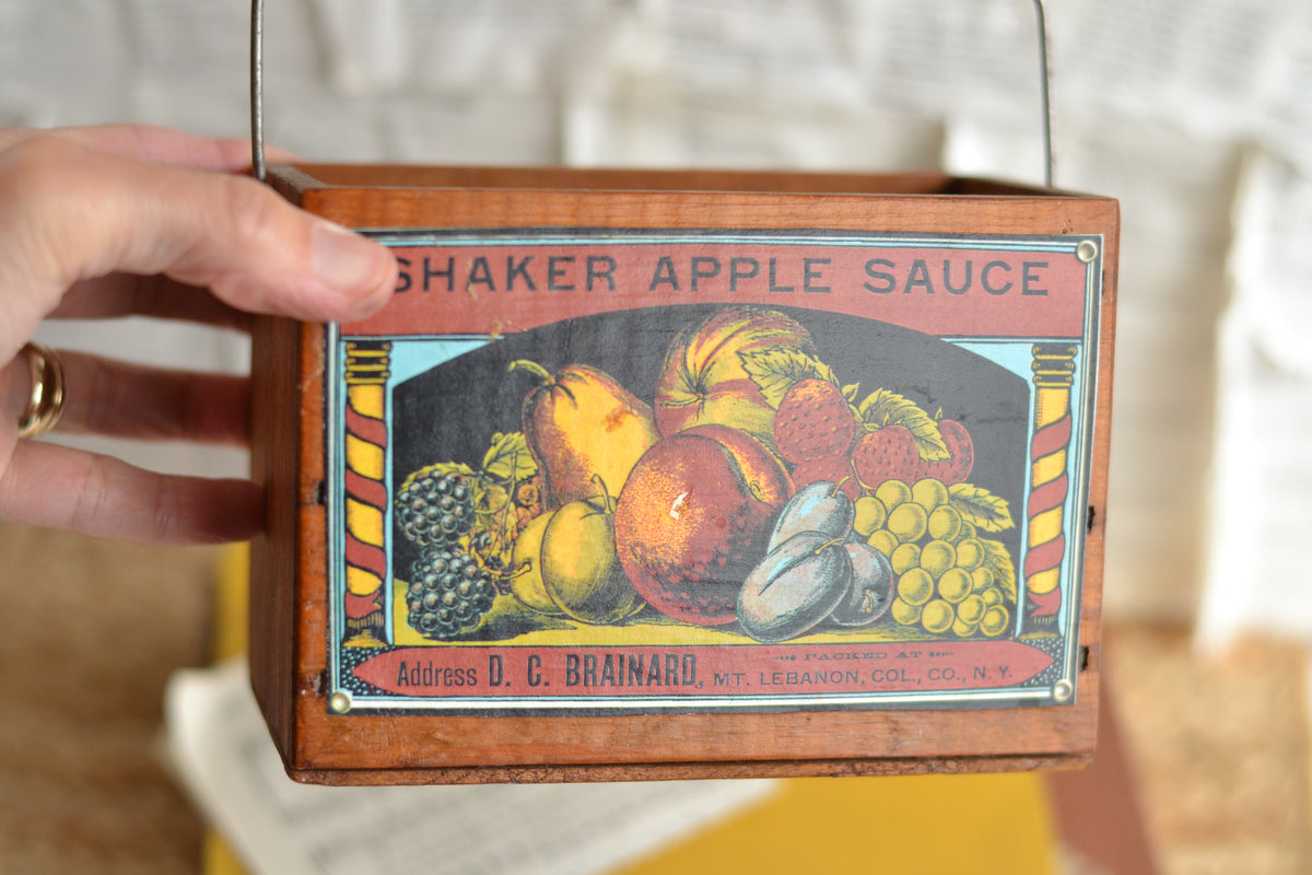 Wood Apple Sauce Basket