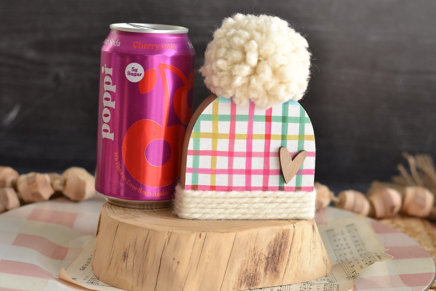 Colorful Wood Winter Beanie