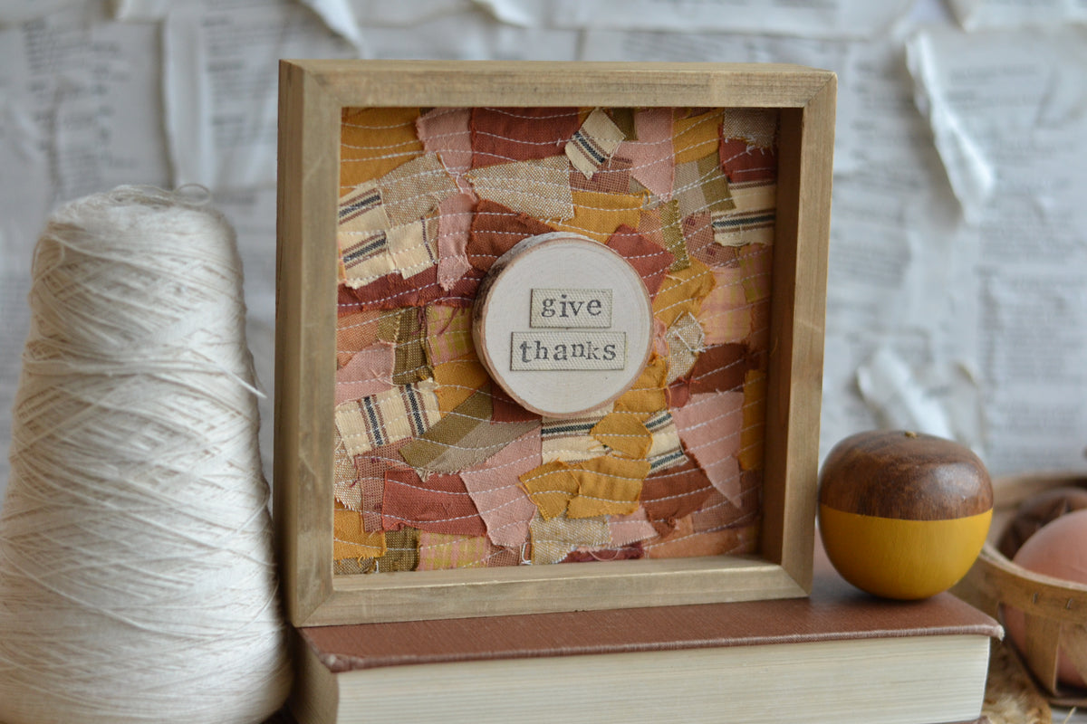 8" x 8" Confetti Quilted Sign