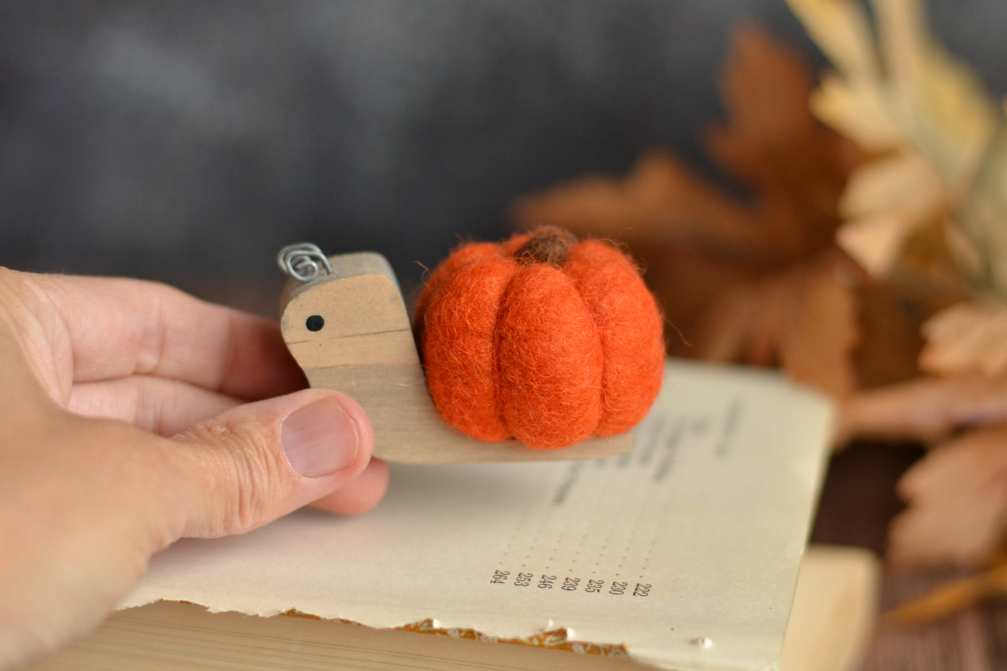 True Orange Pumpkin Snail