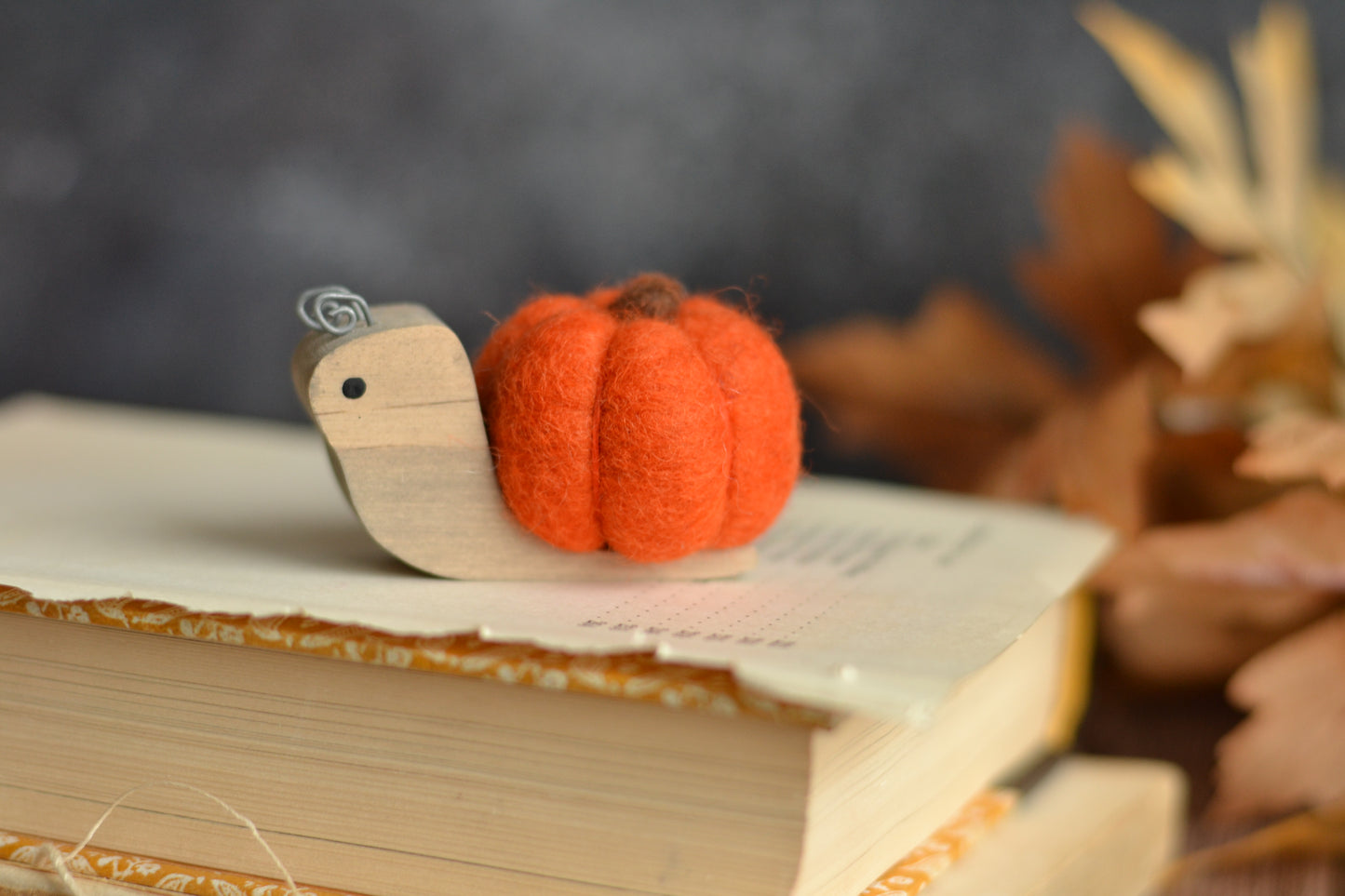 True Orange Pumpkin Snail