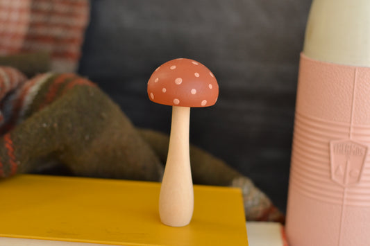 Rust Orange Mushroom