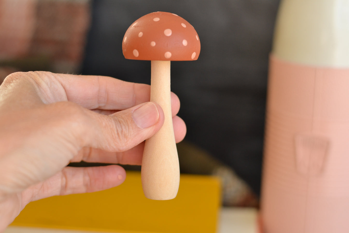 Rust Orange Mushroom
