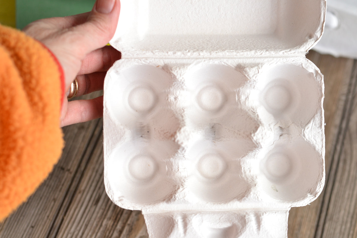 Blank Egg Cartons - SET OF FOUR - Ready for personalization by YOU