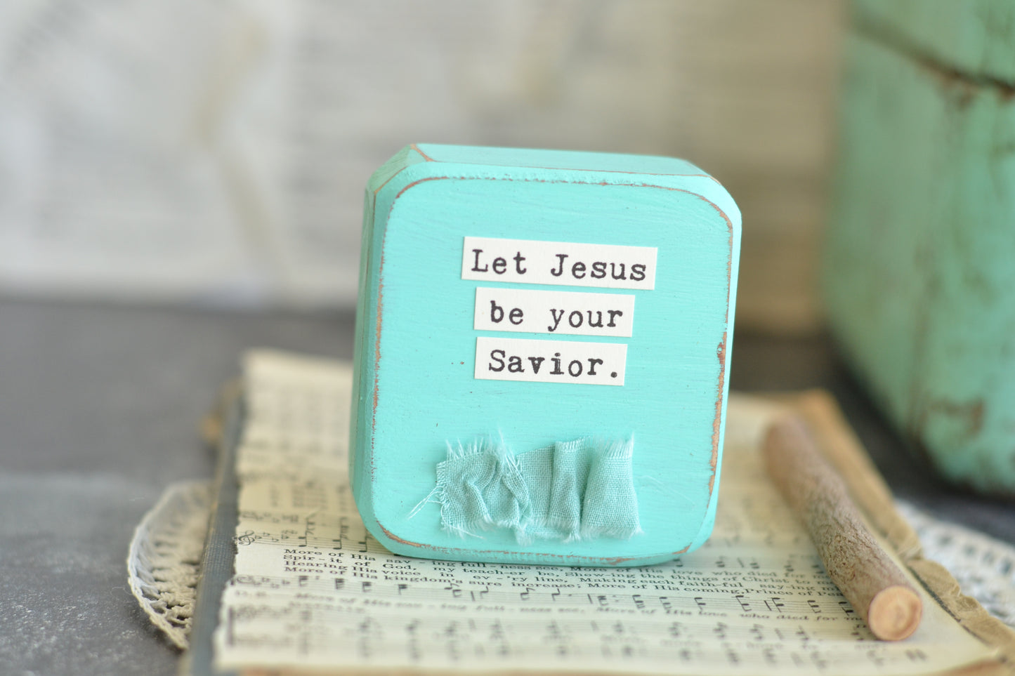 Aqua Blue Sign - P18
