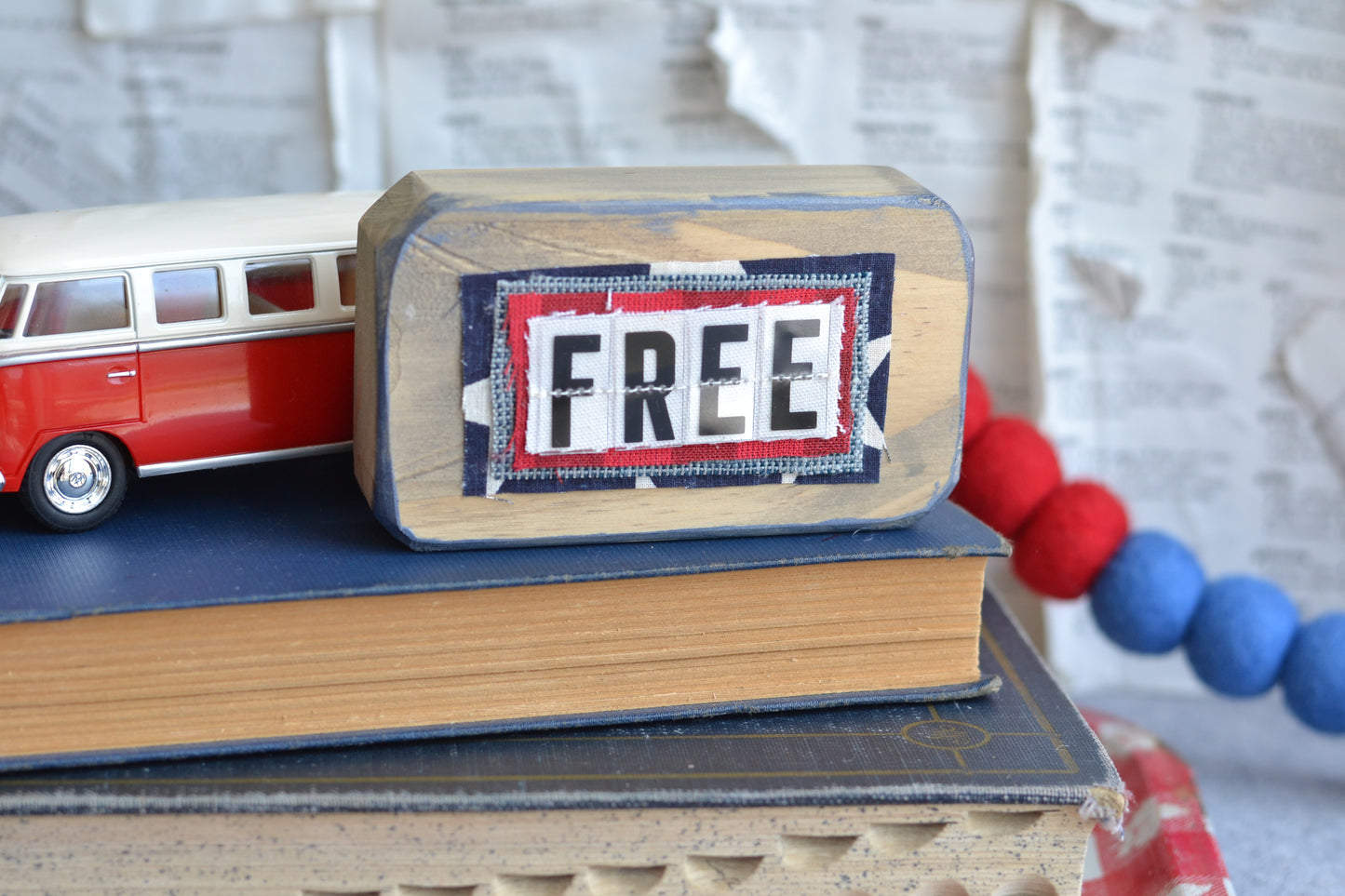 Wood Patriotic Sign FREE