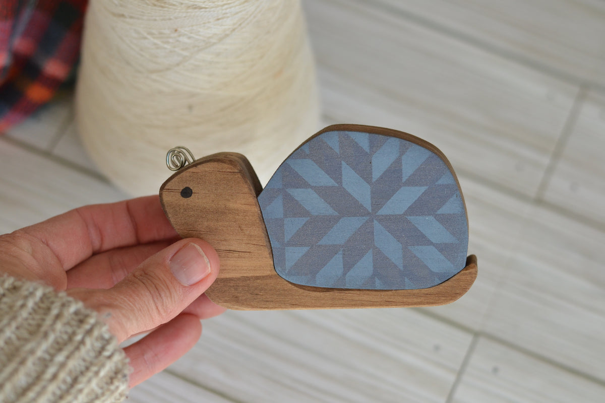 The Blue Quilted Snail
