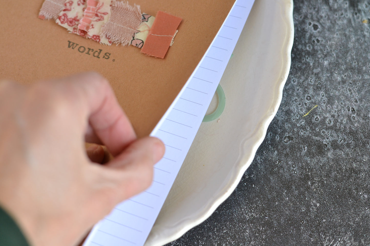 Pink 'Words' Notebook