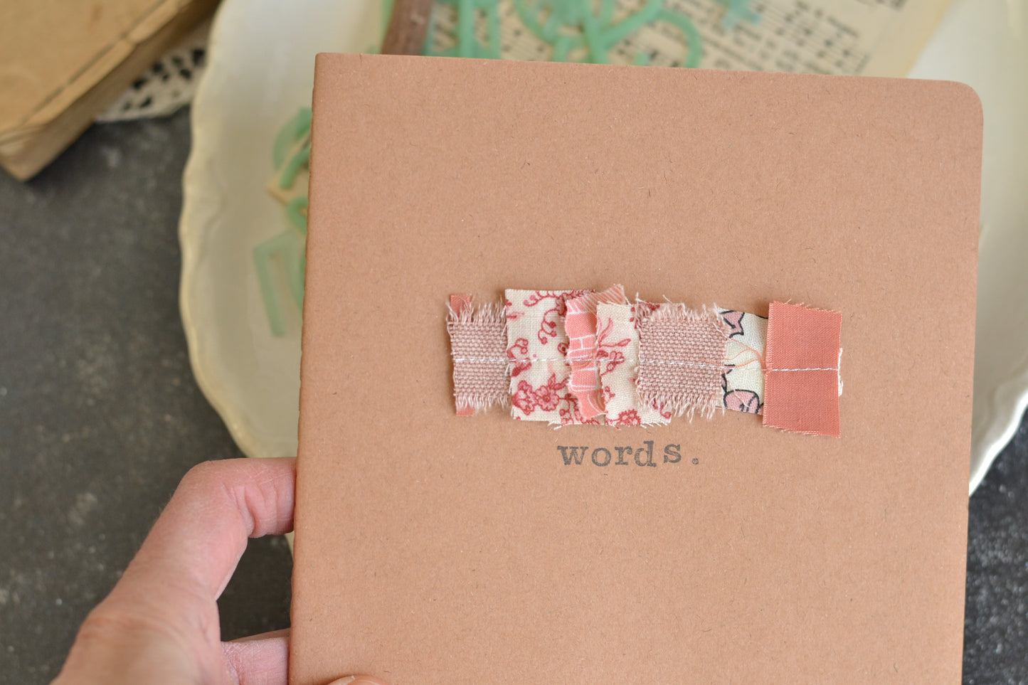 Pink 'Words' Notebook