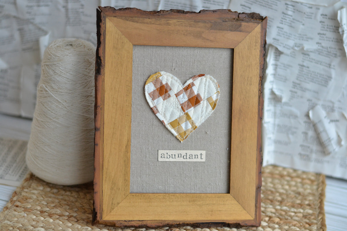 5x7 Textile Art Print - Abundant *frame not included*