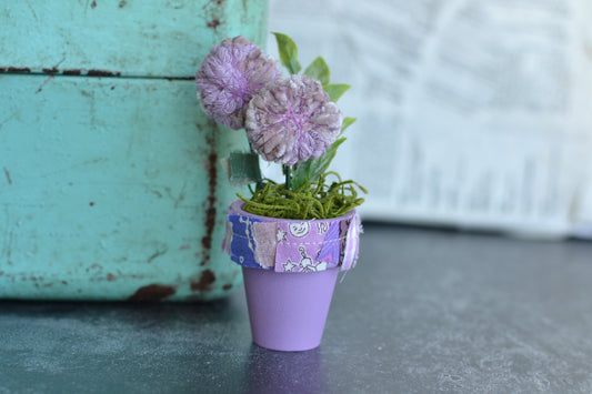 Lavender Flower Pot