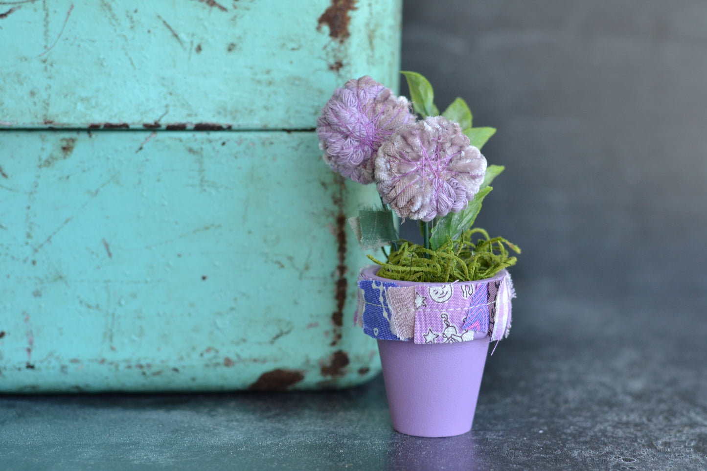 Lavender Flower Pot