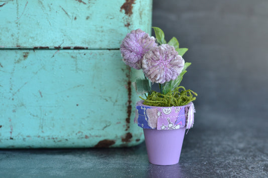 Lavender Flower Pot