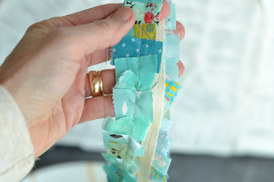 AQUA Fabric Scrap Yarn - 1 Yard